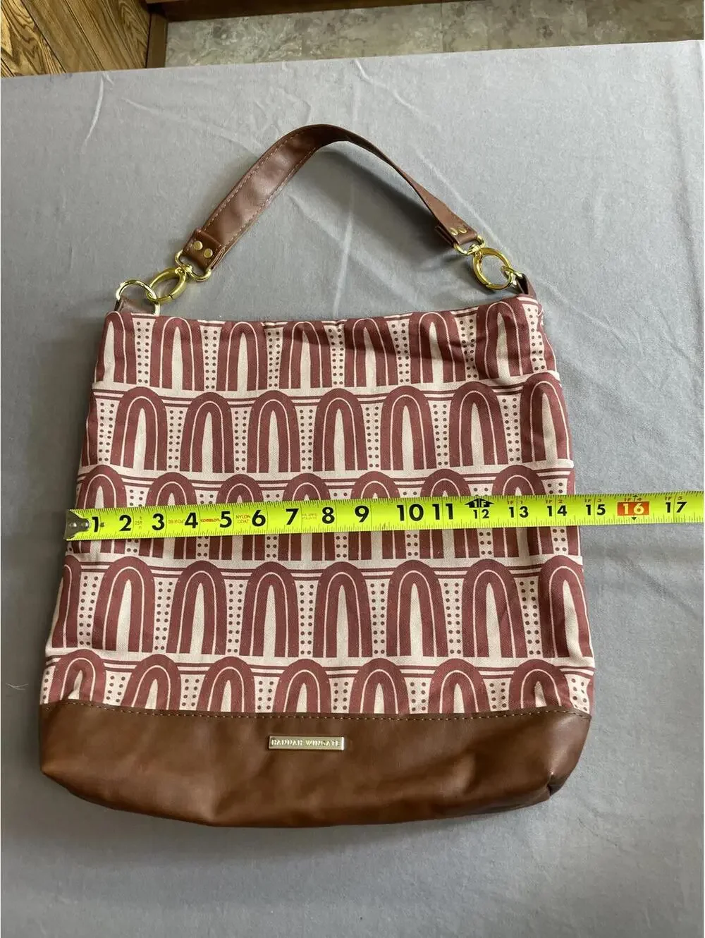 Hannah Wingate fabric purse, tote, bag